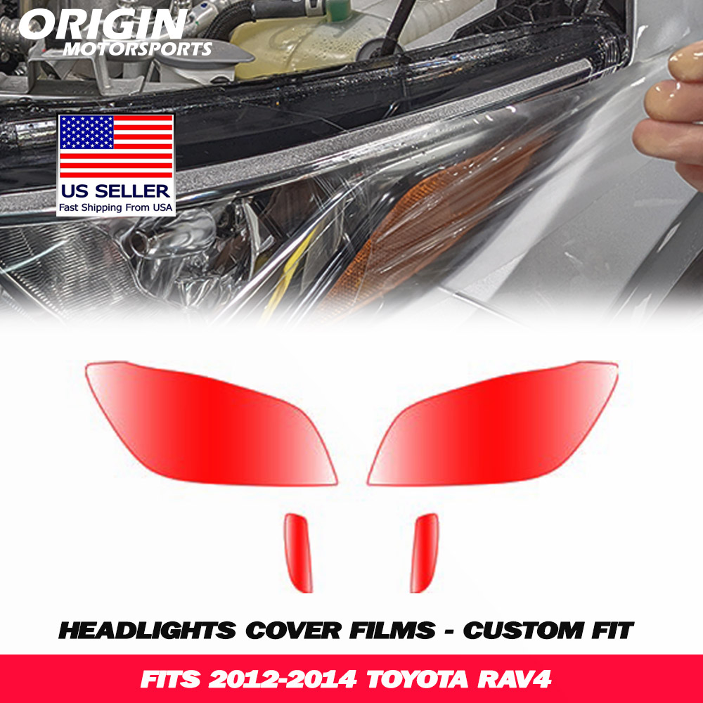 2012-2014 Toyota RAV4 Precut Headlight PPF Clear Paint Protection Film Kit 2012-2014 Toyota RAV4 Precut Headlight PPF Clear Paint Protection Film Kit