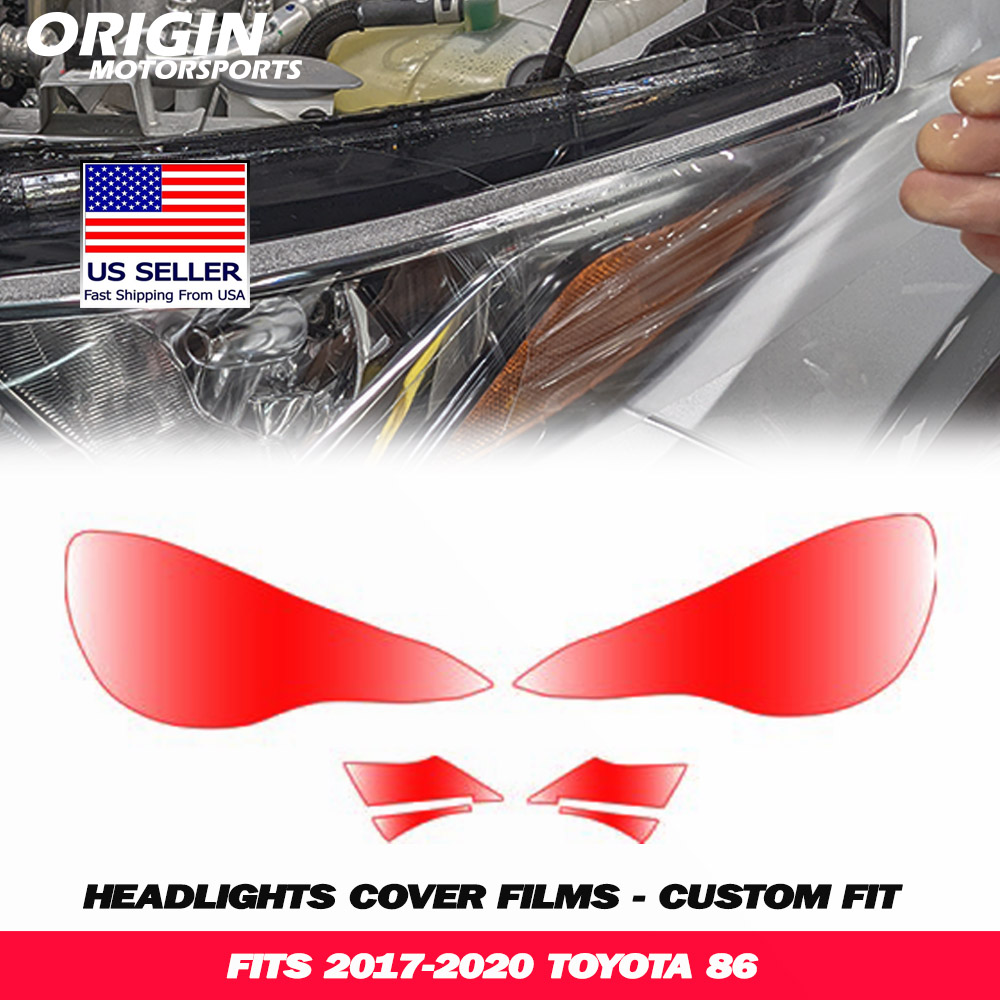 2017-2020 Toyota 86 Precut Headlight PPF Clear Paint Protection Film Kit