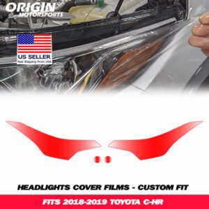 2018-2019 Toyota C-HR Precut Headlight PPF Clear Paint Protection Film Kit 2018-2019 Toyota C-HR Precut Headlight PPF Clear Paint Protection Film Kit