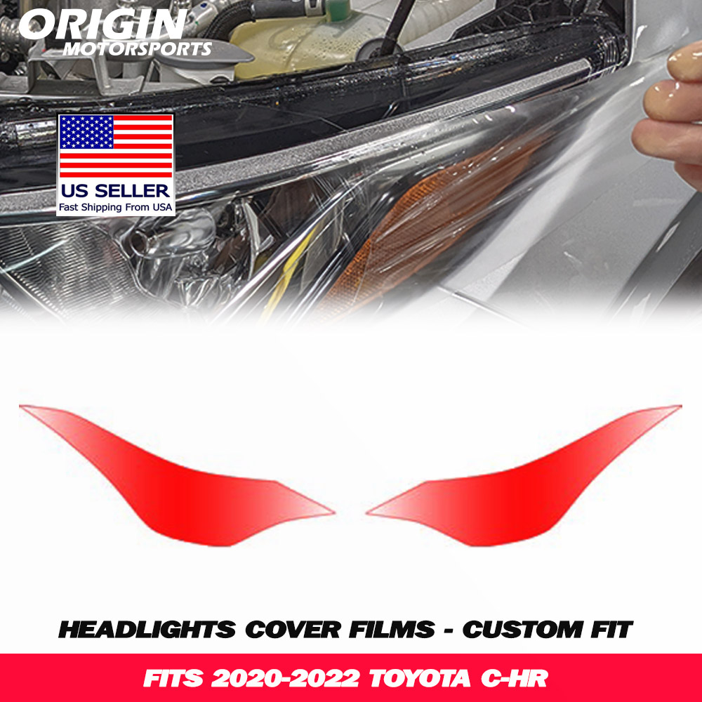 2020-2022 Toyota C-HR Precut Headlight PPF Clear Paint Protection Film Kit 2020-2022 Toyota C-HR Precut Headlight PPF Clear Paint Protection Film Kit