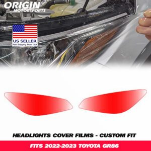 2022-2023 Toyota GR86 Precut Headlight PPF Clear Paint Protection Film Kit 2022-2023 Toyota GR86 Precut Headlight PPF Clear Paint Protection Film Kit