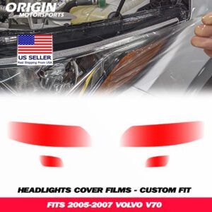 2005-2007 Volvo V70 Precut Headlight PPF Clear Paint Protection Film Kit