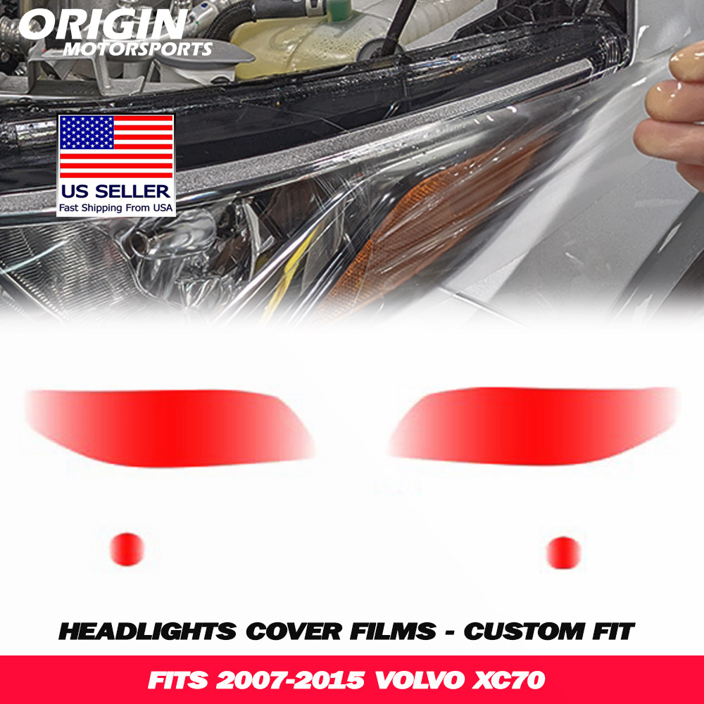 2007-2015 Volvo XC70 Precut Headlight PPF Clear Paint Protection Film Kit 2007-2015 Volvo XC70 Precut Headlight PPF Clear Paint Protection Film Kit