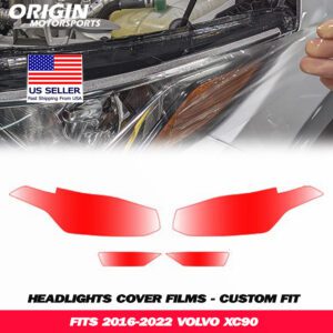 2016-2022 Volvo XC90 Precut Headlight PPF Clear Paint Protection Film Kit 2016-2022 Volvo XC90 Precut Headlight PPF Clear Paint Protection Film Kit