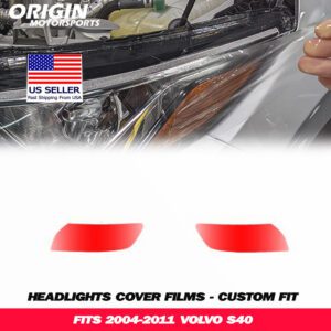 2004-2011 Volvo S40 Precut Headlight PPF Clear Paint Protection Film Kit 2004-2011 Volvo S40 Precut Headlight PPF Clear Paint Protection Film Kit