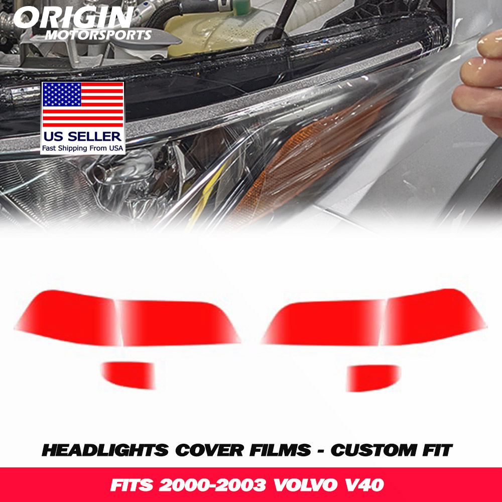 2000-2003 Volvo V40 Precut Headlight PPF Clear Paint Protection Film Kit 2000-2003 Volvo V40 Precut Headlight PPF Clear Paint Protection Film Kit