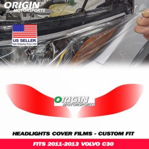 2011-2013 Volvo C30 Precut Headlight PPF Clear Paint Protection Film Kit