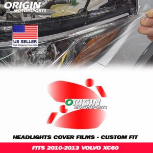 2010-2013 Volvo XC60 Precut Headlight PPF Clear Paint Protection Film Kit