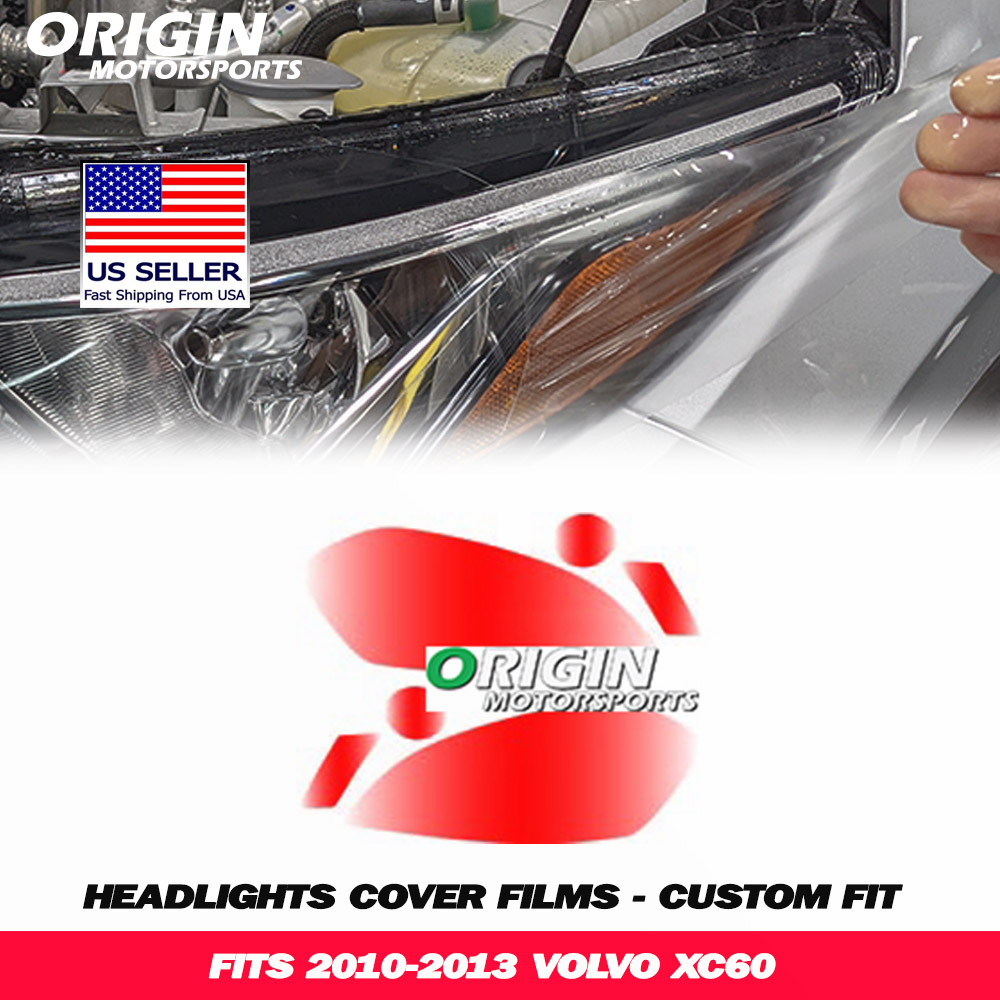 2010-2013 Volvo XC60 Precut Headlight PPF Clear Paint Protection Film Kit 2010-2013 Volvo XC60 Precut Headlight PPF Clear Paint Protection Film Kit
