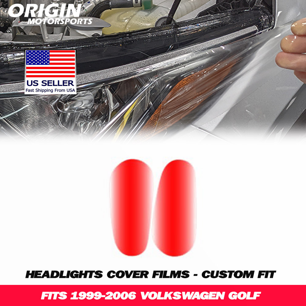 1999-2006 Volkswagen GOLF Precut Headlight PPF Clear Paint Protection Film Kit 1999-2006 Volkswagen GOLF Precut Headlight PPF Clear Paint Protection Film Kit