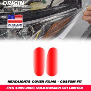 1999-2006 Volkswagen GTI LIMITED Precut Headlight PPF Clear Paint Protection Film Kit 1999-2006 Volkswagen GTI LIMITED Precut Headlight PPF Clear Paint Protection Film Kit