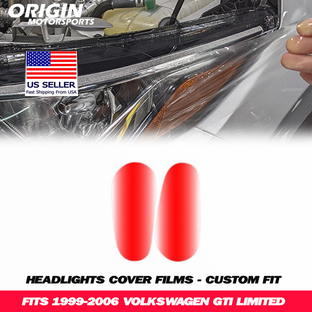 1999-2006 Volkswagen GTI LIMITED Precut Headlight PPF Clear Paint Protection Film Kit 1999-2006 Volkswagen GTI LIMITED Precut Headlight PPF Clear Paint Protection Film Kit
