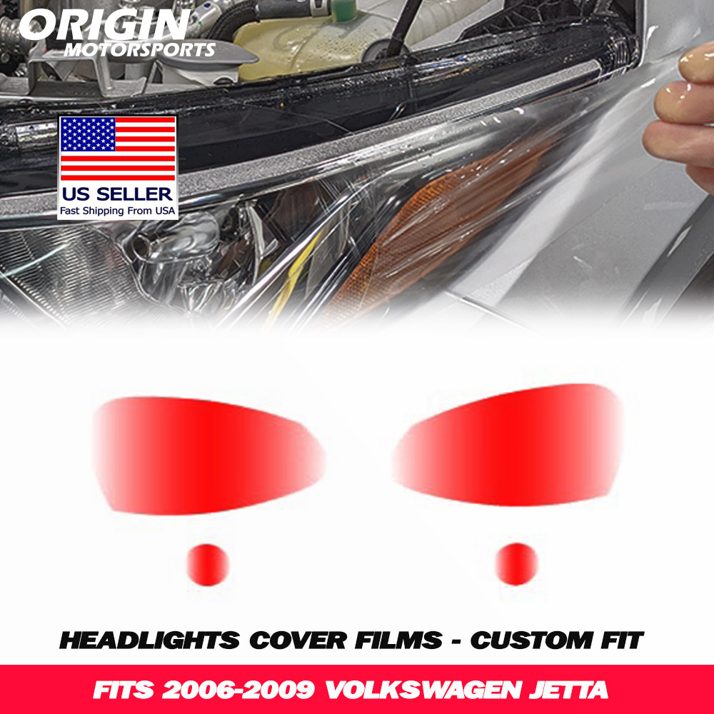 2006-2009 Volkswagen JETTA Precut Headlight PPF Clear Paint Protection Film Kit