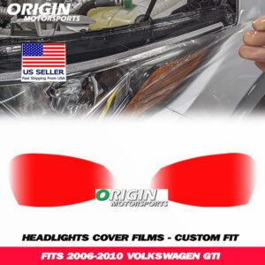 2006-2010 Volkswagen GTI Precut Headlight PPF Clear Paint Protection Film Kit