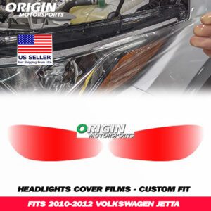 2010-2012 Volkswagen JETTA Precut Headlight PPF Clear Paint Protection Film Kit 2010-2012 Volkswagen JETTA Precut Headlight PPF Clear Paint Protection Film Kit