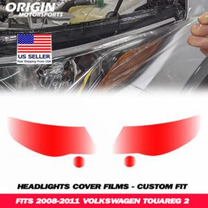 2008-2011 Volkswagen TOUAREG 2 Precut Headlight PPF Clear Paint Protection Film Kit 2008-2011 Volkswagen TOUAREG 2 Precut Headlight PPF Clear Paint Protection Film Kit
