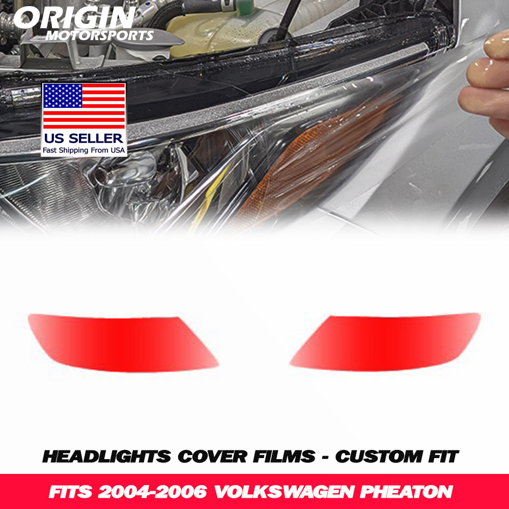 2004-2006 Volkswagen PHEATON Precut Headlight PPF Clear Paint Protection Film Kit 2004-2006 Volkswagen PHEATON Precut Headlight PPF Clear Paint Protection Film Kit