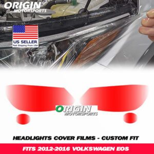 2012-2016 Volkswagen EOS Precut Headlight PPF Clear Paint Protection Film Kit 2012-2016 Volkswagen EOS Precut Headlight PPF Clear Paint Protection Film Kit