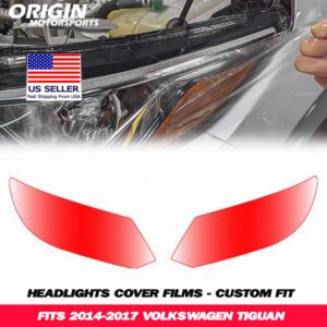 2014-2017 Volkswagen TIGUAN Precut Headlight PPF Clear Paint Protection Film Kit 2014-2017 Volkswagen TIGUAN Precut Headlight PPF Clear Paint Protection Film Kit