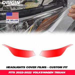 2022-2022 Volkswagen TIGUAN Precut Headlight PPF Clear Paint Protection Film Kit 2022-2022 Volkswagen TIGUAN Precut Headlight PPF Clear Paint Protection Film Kit