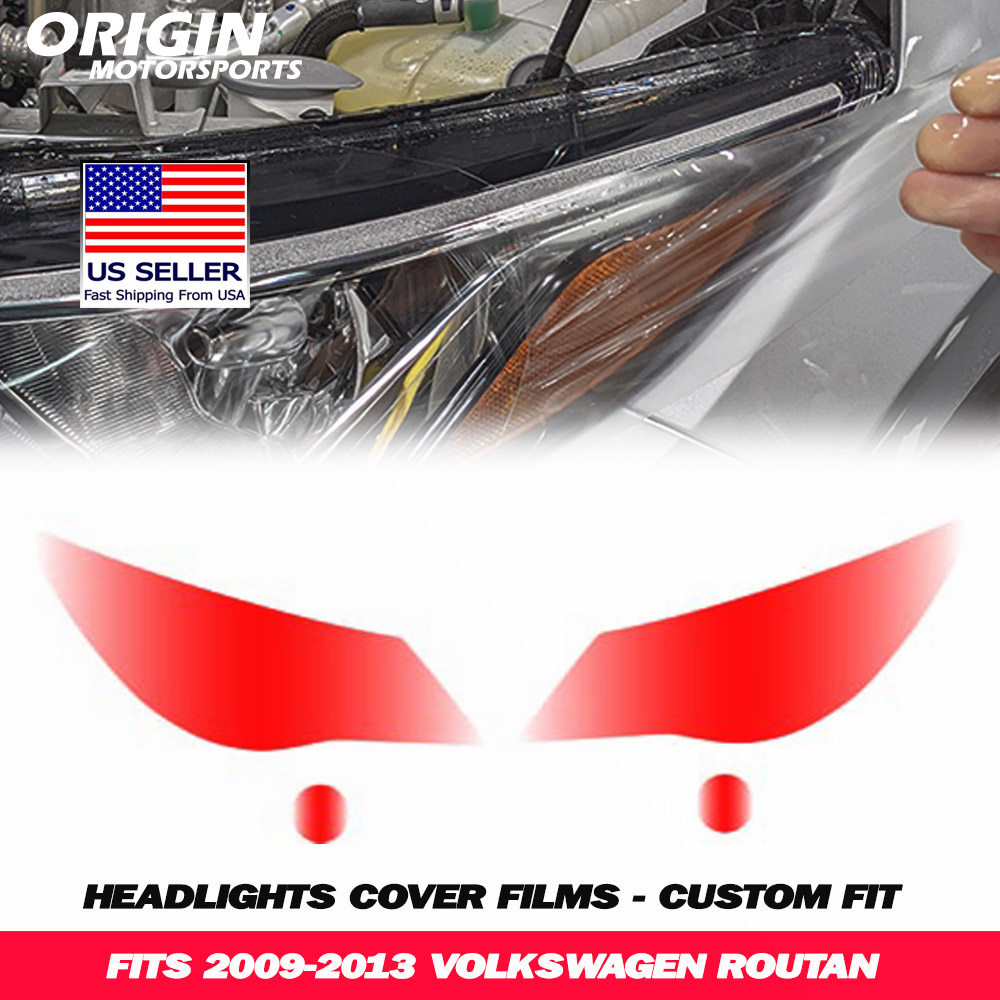 2009-2013 Volkswagen ROUTAN Precut Headlight PPF Clear Paint Protection Film Kit 2009-2013 Volkswagen ROUTAN Precut Headlight PPF Clear Paint Protection Film Kit