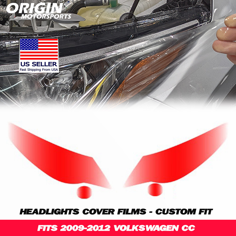 2009-2012 Volkswagen CC Precut Headlight PPF Clear Paint Protection Film Kit 2009-2012 Volkswagen CC Precut Headlight PPF Clear Paint Protection Film Kit