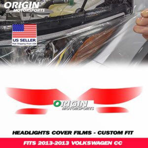 2013-2013 Volkswagen CC Precut Headlight PPF Clear Paint Protection Film Kit 2013-2013 Volkswagen CC Precut Headlight PPF Clear Paint Protection Film Kit