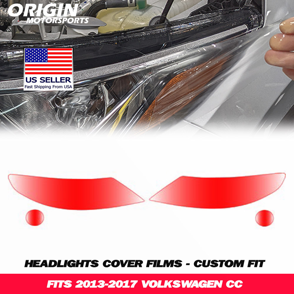 2013-2017 Volkswagen CC Precut Headlight PPF Clear Paint Protection Film Kit 2013-2017 Volkswagen CC Precut Headlight PPF Clear Paint Protection Film Kit