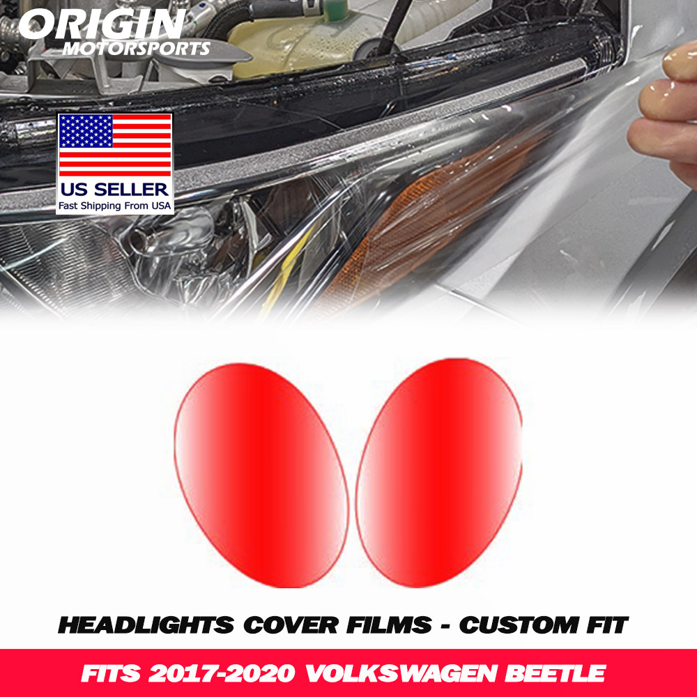 2017-2020 Volkswagen BEETLE TYPE 1 Precut Headlight PPF Clear Paint Protection Film Kit 2017-2020 Volkswagen BEETLE TYPE 1 Precut Headlight PPF Clear Paint Protection Film Kit