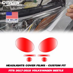 2017-2018 Volkswagen BEETLE TYPE 2 Precut Headlight PPF Clear Paint Protection Film Kit 2017-2018 Volkswagen BEETLE TYPE 2 Precut Headlight PPF Clear Paint Protection Film Kit