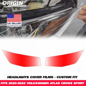 2020-2023 Volkswagen ATLAS CROSS SPORT Precut Headlight PPF Clear Paint Protection Film Kit 2020-2023 Volkswagen ATLAS CROSS SPORT Precut Headlight PPF Clear Paint Protection Film Kit