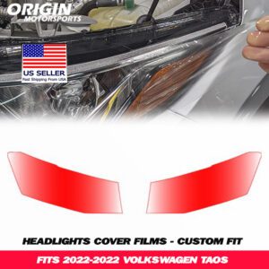 2022-2022 Volkswagen TAOS Precut Headlight PPF Clear Paint Protection Film Kit 2022-2022 Volkswagen TAOS Precut Headlight PPF Clear Paint Protection Film Kit