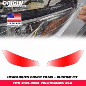 2021-2022 Volkswagen ID.4 Precut Headlight PPF Clear Paint Protection Film Kit 2021-2022 Volkswagen ID.4 Precut Headlight PPF Clear Paint Protection Film Kit