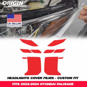 2023-2024 Hyundai Palisade Precut Headlight PPF Clear Paint Protection Film Kit 2023-2024 Hyundai Palisade Precut Headlight PPF Clear Paint Protection Film Kit