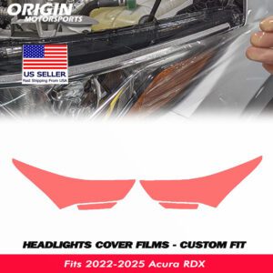 2022-2025 Acura RDX Precut Headlight PPF Clear Paint Protection Film Kit 2022-2025 Acura RDX Precut Headlight PPF Clear Paint Protection Film Kit