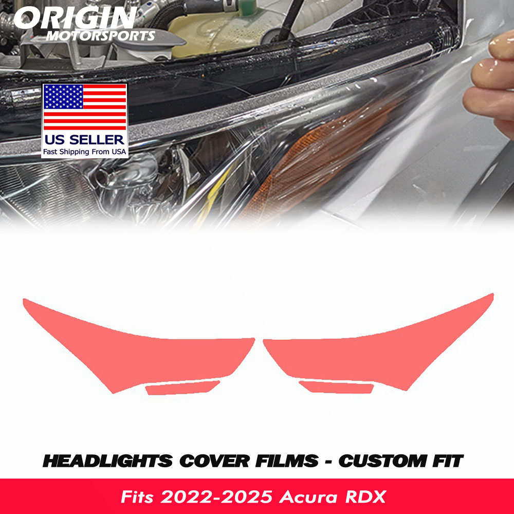2022-2025 Acura RDX Precut Headlight PPF Clear Paint Protection Film Kit 2022-2025 Acura RDX Precut Headlight PPF Clear Paint Protection Film Kit