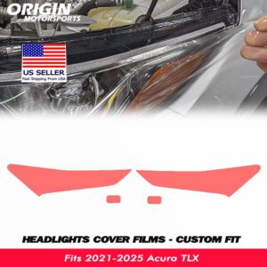 2021-2025 Acura TLX Precut Headlight PPF Clear Paint Protection Film Kit 2021-2025 Acura TLX Precut Headlight PPF Clear Paint Protection Film Kit