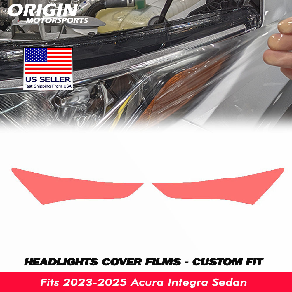 2023-2025 Acura Integra Sedan Precut Headlight PPF Clear Paint Protection Film Kit 2023-2025 Acura Integra Sedan Precut Headlight PPF Clear Paint Protection Film Kit