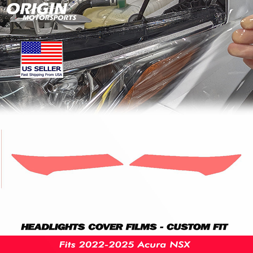 2022-2025 Acura NSX Precut Headlight PPF Clear Paint Protection Film Kit 2022-2025 Acura NSX Precut Headlight PPF Clear Paint Protection Film Kit