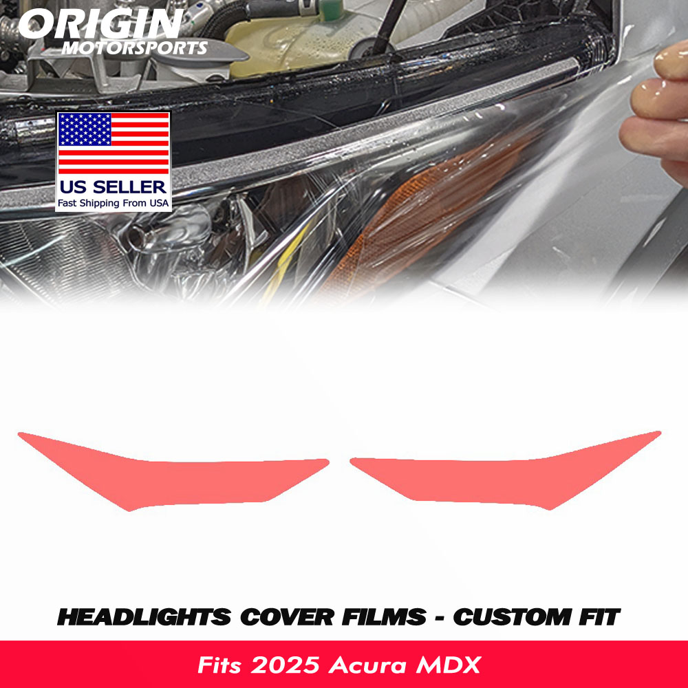 2025-2026 Acura MDX Precut Headlight PPF Clear Paint Protection Film Kit 2025-2026 Acura MDX Precut Headlight PPF Clear Paint Protection Film Kit