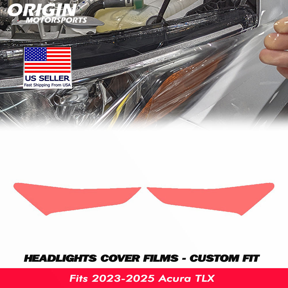 2023-2025 Acura TLX Precut Headlight PPF Clear Paint Protection Film Kit