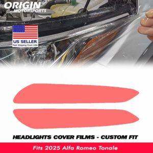 2025-2026 Alfa Romeo Tonale Precut Headlight PPF Clear Paint Protection Film Kit 2025-2026 Alfa Romeo Tonale Precut Headlight PPF Clear Paint Protection Film Kit
