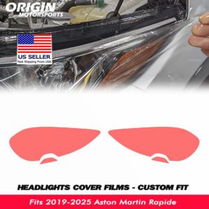2019-2025 Aston Martin Rapide Precut Headlight PPF Clear Paint Protection Film Kit 2019-2025 Aston Martin Rapide Precut Headlight PPF Clear Paint Protection Film Kit