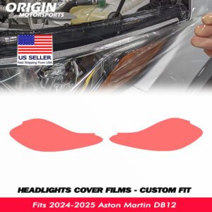 2024-2025 Aston Martin DB12 Precut Headlight PPF Clear Paint Protection Film Kit