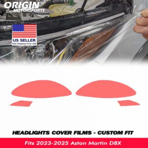 2023-2025 Aston Martin DBX Precut Headlight PPF Clear Paint Protection Film Kit 2023-2025 Aston Martin DBX Precut Headlight PPF Clear Paint Protection Film Kit