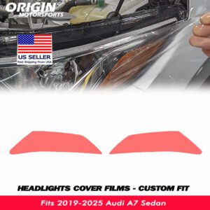 2019-2025 Audi A7 Sedan Precut Headlight PPF Clear Paint Protection Film Kit 2019-2025 Audi A7 Sedan Precut Headlight PPF Clear Paint Protection Film Kit