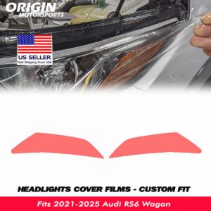 2021-2025 Audi RS6 Wagon Precut Headlight PPF Clear Paint Protection Film Kit 2021-2025 Audi RS6 Wagon Precut Headlight PPF Clear Paint Protection Film Kit