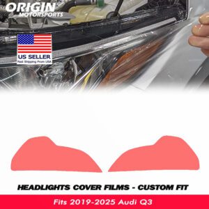 2019-2025 Audi Q3 Precut Headlight PPF Clear Paint Protection Film Kit 2019-2025 Audi Q3 Precut Headlight PPF Clear Paint Protection Film Kit