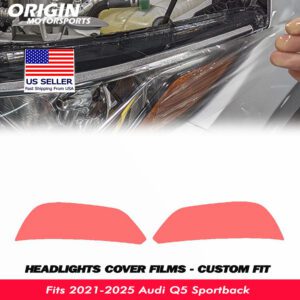 2021-2025 Audi Q5 Sportback Precut Headlight PPF Clear Paint Protection Film Kit 2021-2025 Audi Q5 Sportback Precut Headlight PPF Clear Paint Protection Film Kit