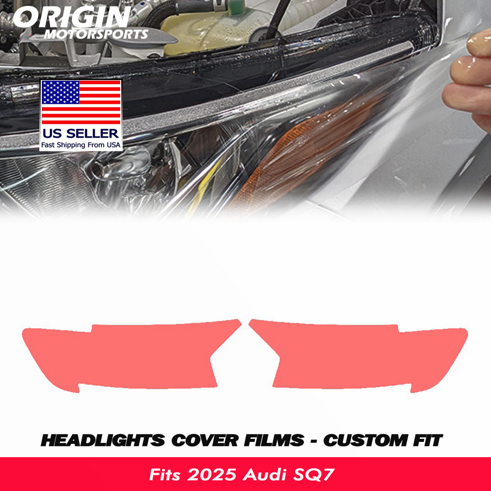 2025-2026 Audi SQ7 Precut Headlight PPF Clear Paint Protection Film Kit 2025-2026 Audi SQ7 Precut Headlight PPF Clear Paint Protection Film Kit